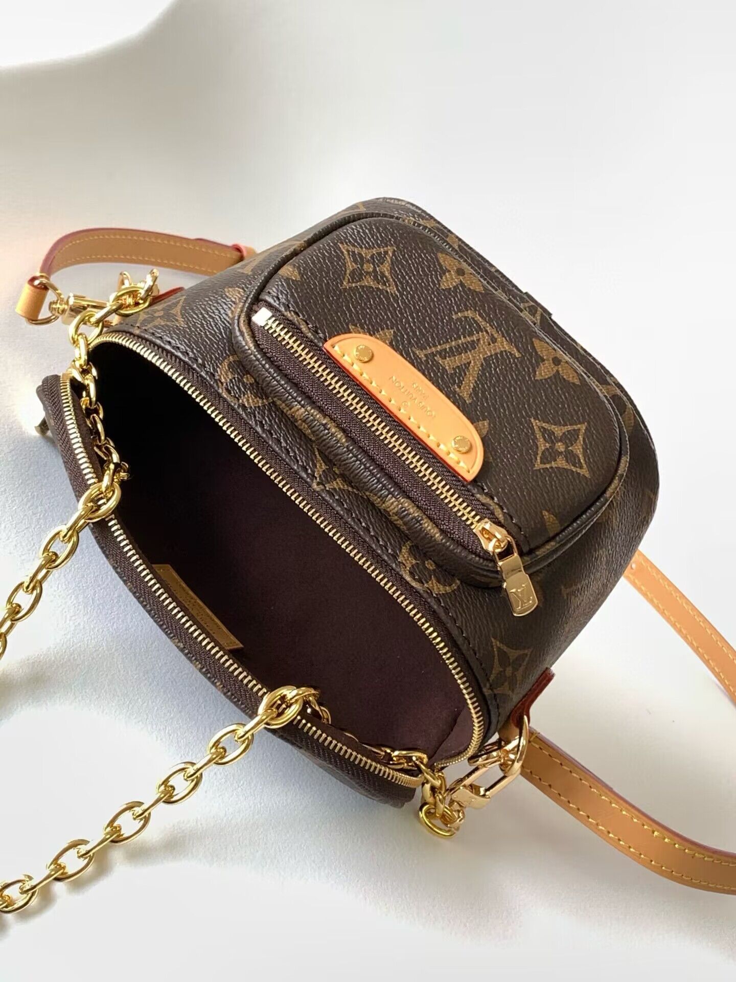 Louis Vuitton Monogram Canvas Mini Bumbag M82335 Brown