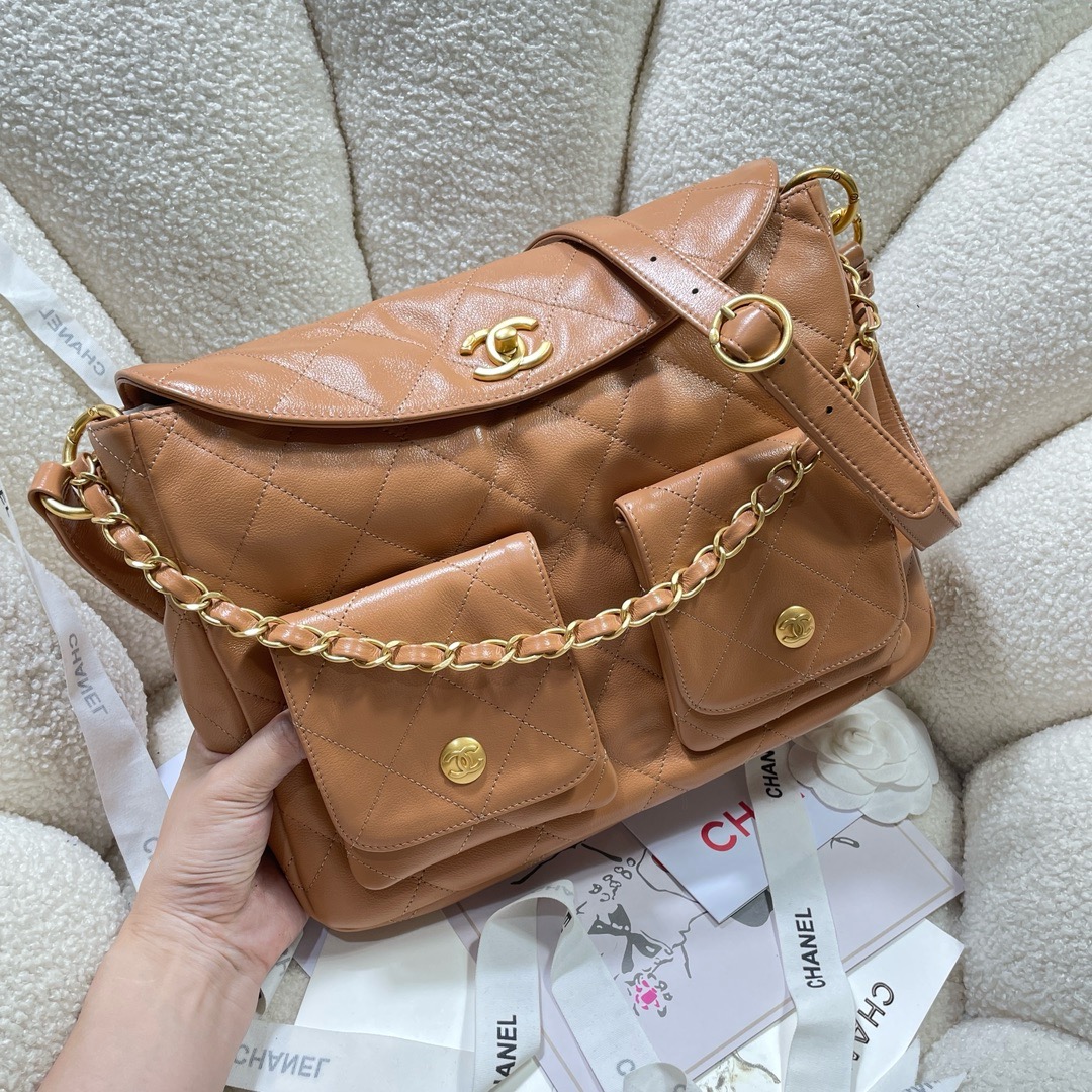 CHANEL MESSENGER BAG AS4668 brown