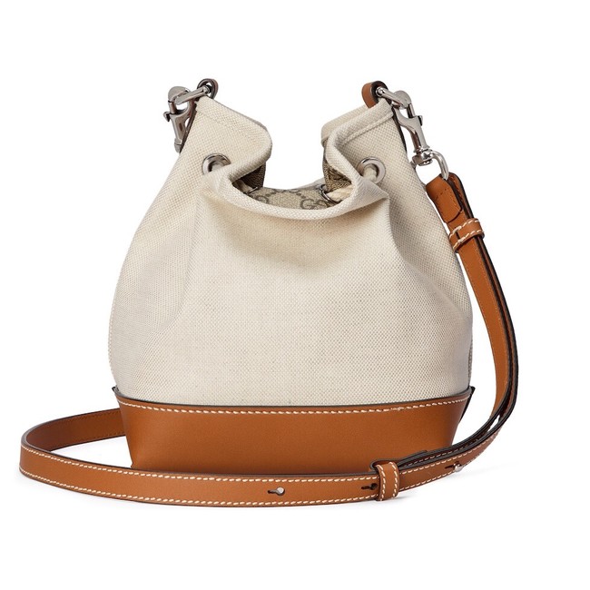 Gucci MINI SHOULDER BAG WITH GUCCI PRINT 777166 Beige