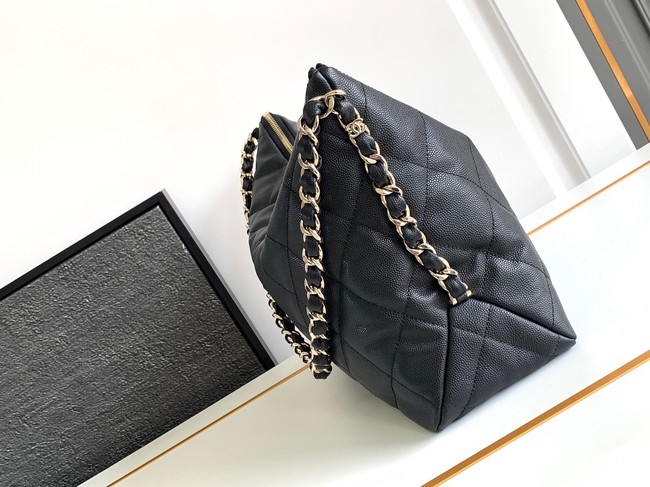 CHANEL Large HOBO HANDBAG AS4246 BLACK