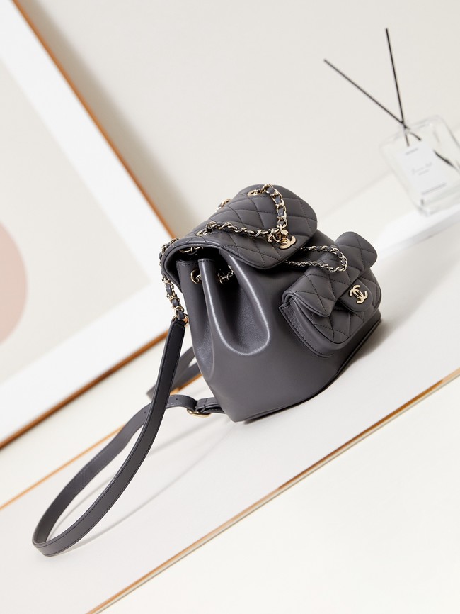 Chanel SMALL BACKPACK AS2908 dark gray