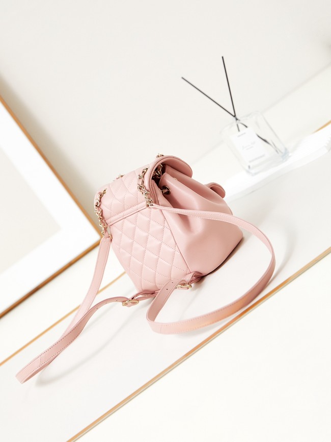 Chanel SMALL BACKPACK AS2908 light pink