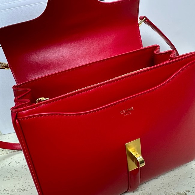 CELINE MINI 16 IN SATINATED CALFSKIN 197983 red