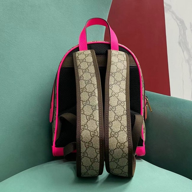 Gucci OPHIDIA GG SMALL BACKPACK 547965 Fuchsia