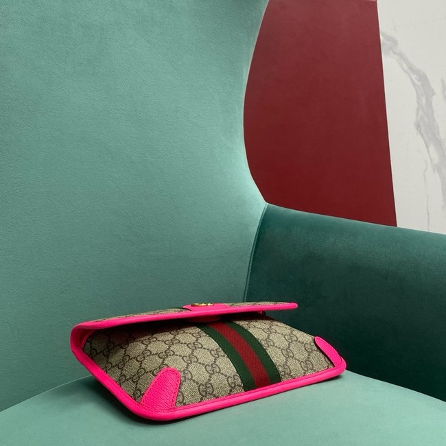 Gucci OPHIDIA GG SMALL BELT BAG 752597 Fuchsia