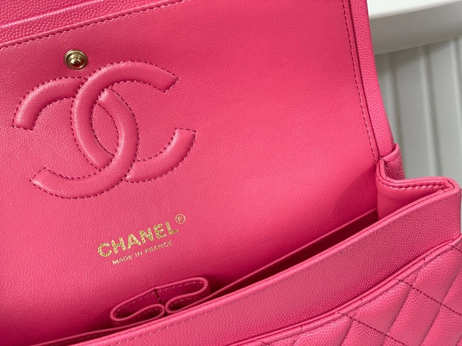 CHANEL CLASSIC 11.12 HANDBAG AS01112 ROSE&GOLD Metal