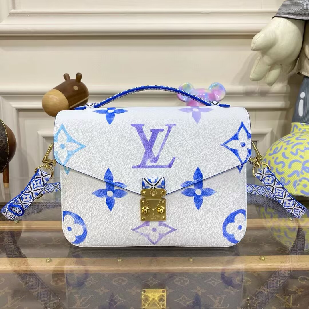 Louis Vuitton Pochette Metis MM M23055 Blue