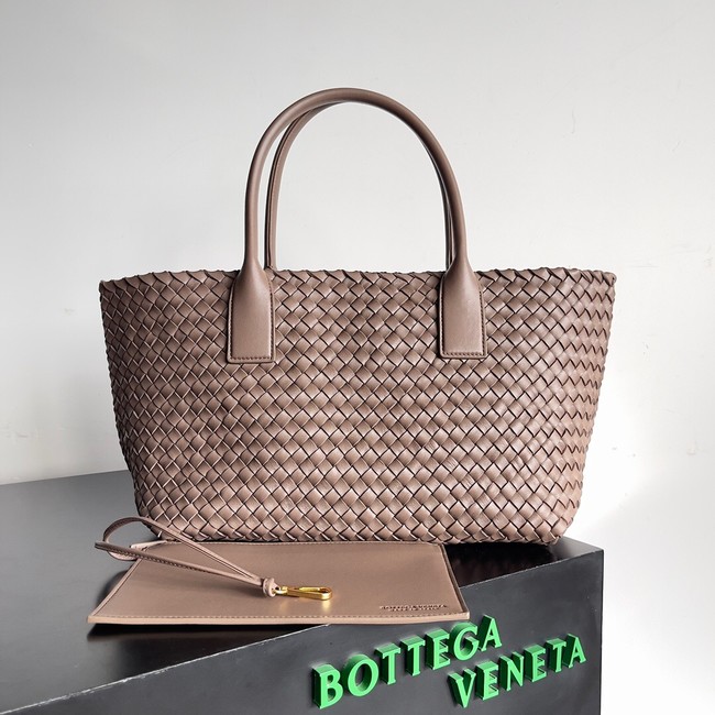 Bottega Veneta Small Cabat 730297 Taupe grey