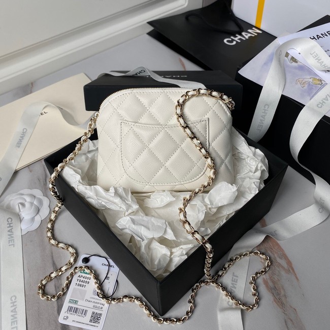 CHANEL CLUTCH WITH CHAIN AP4000 white