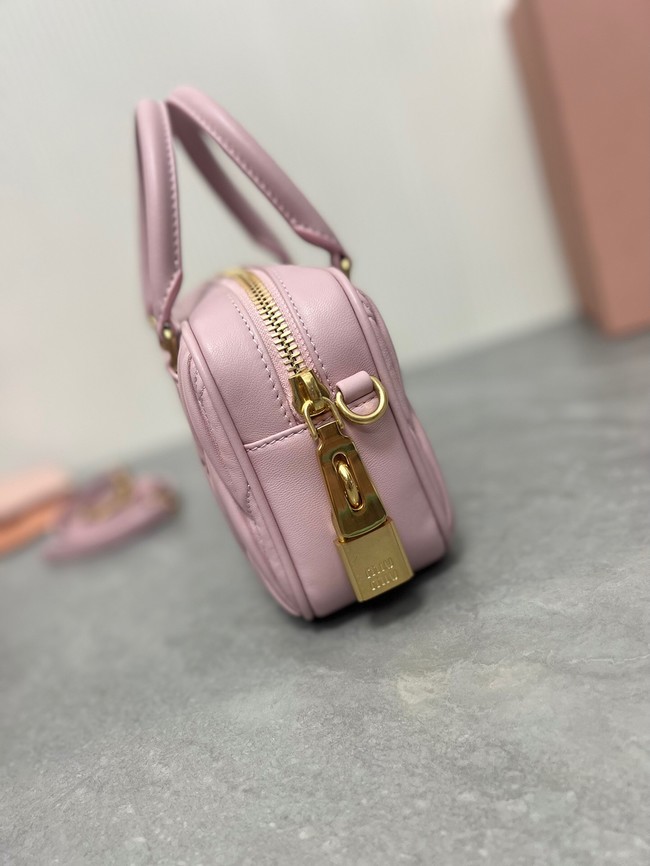 MIU MIU Original Leather Top Handle Bag 5BB123 pink