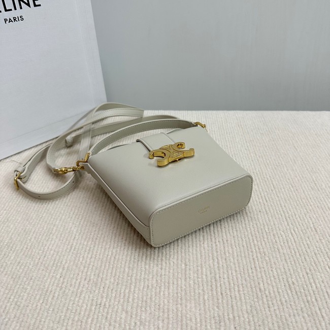 CELINE MEDIUM LOUISE BAG IN SMOOTH CALFSKIN 10K943 white