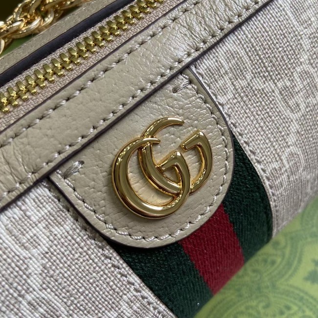 GUCCI OPHIDIA MINI SHOULDER BAG 795208 Oatmeal