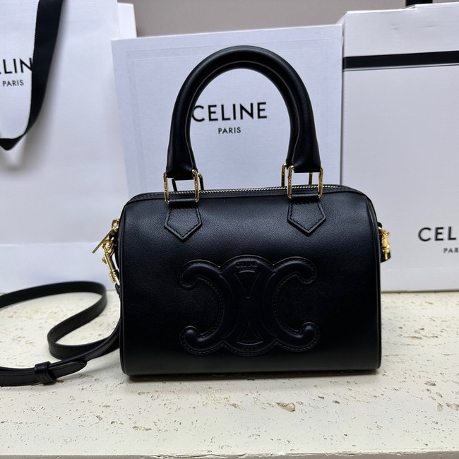 CELINE SMALL BOSTON IN SMOOTH CALFSKIN 113773 BLACK