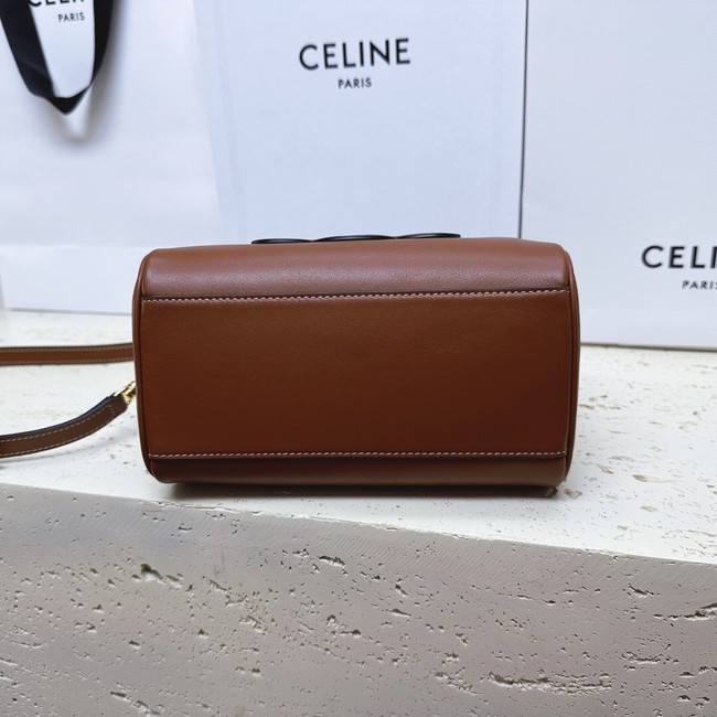 CELINE SMALL BOSTON IN SMOOTH CALFSKIN 113773 TAN