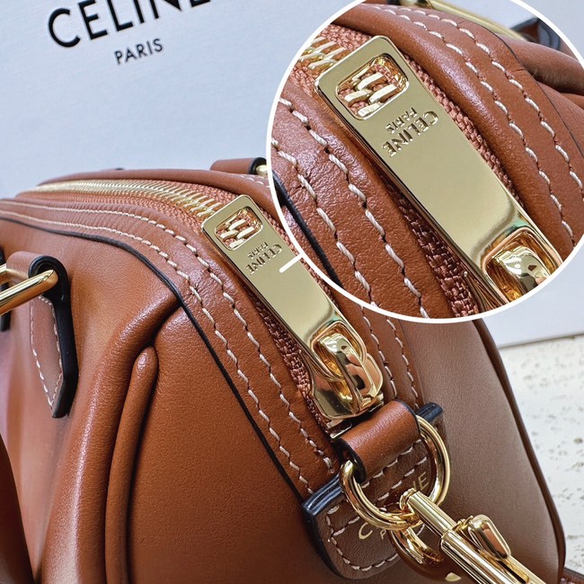 CELINE SMALL BOSTON IN SMOOTH CALFSKIN 113773 TAN