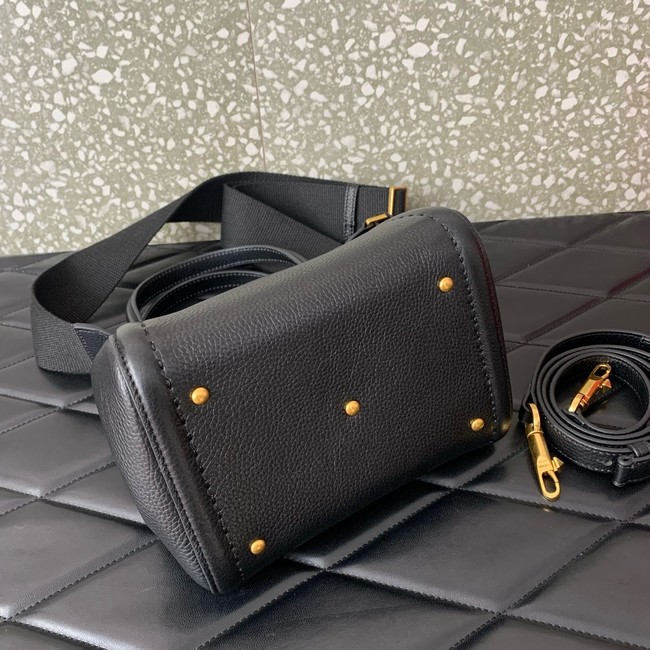 VALENTINO Alltime small grain calfskin bag B0Q26 black