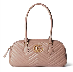 Gucci GG MARMONT MEDIUM TOP HANDLE BAG 795218 Dusty rose