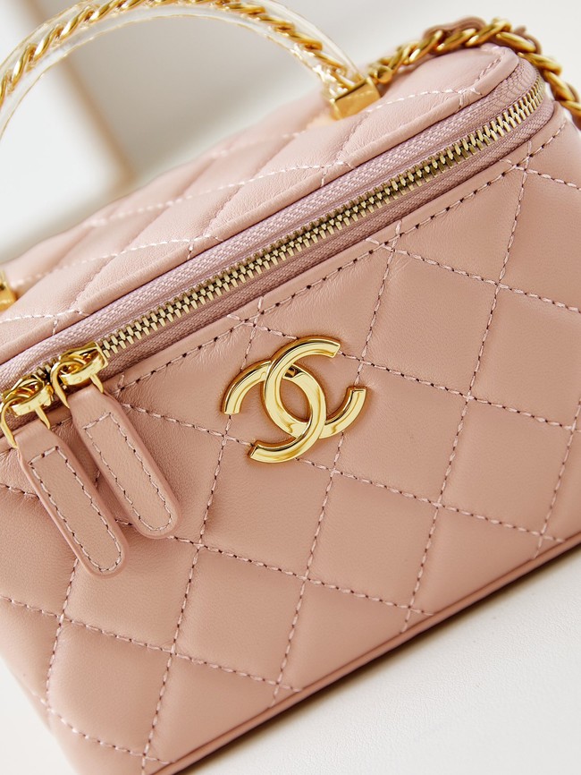 CHANEL MINI CLUTCH WITH CHAIN AP3820 light pink