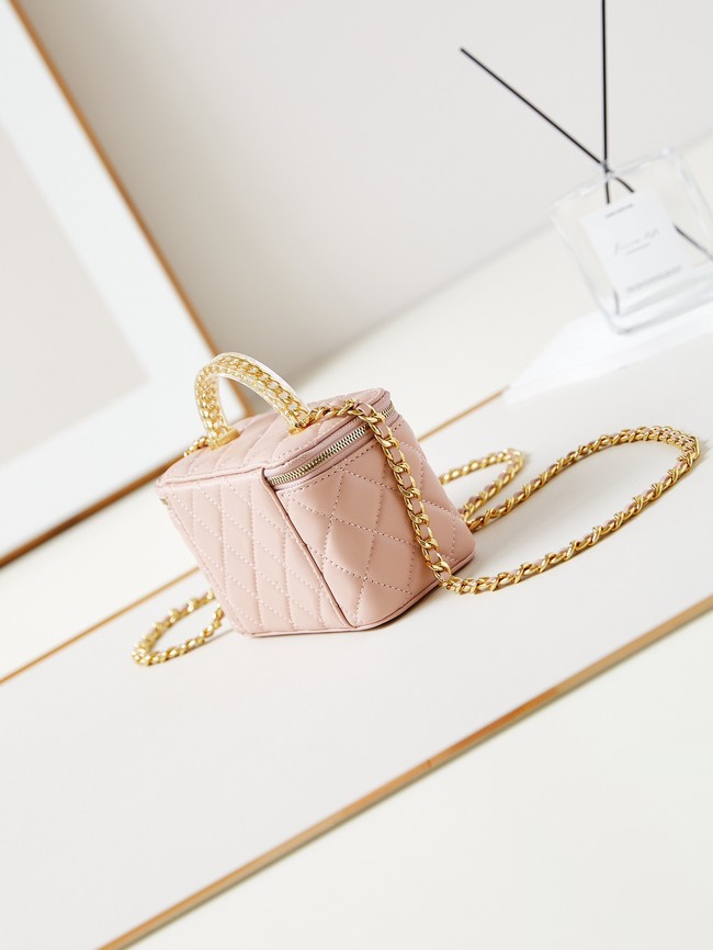 CHANEL MINI CLUTCH WITH CHAIN AP3820 light pink