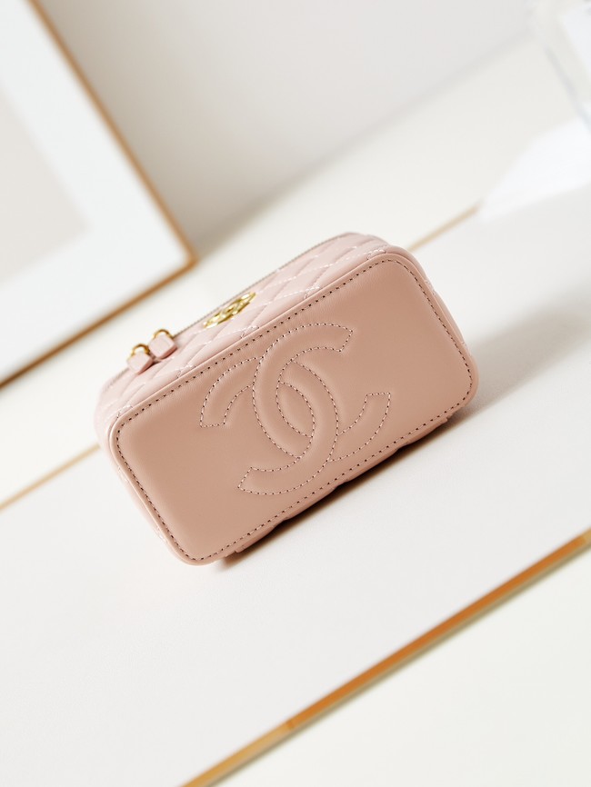 CHANEL MINI CLUTCH WITH CHAIN AP3820 light pink