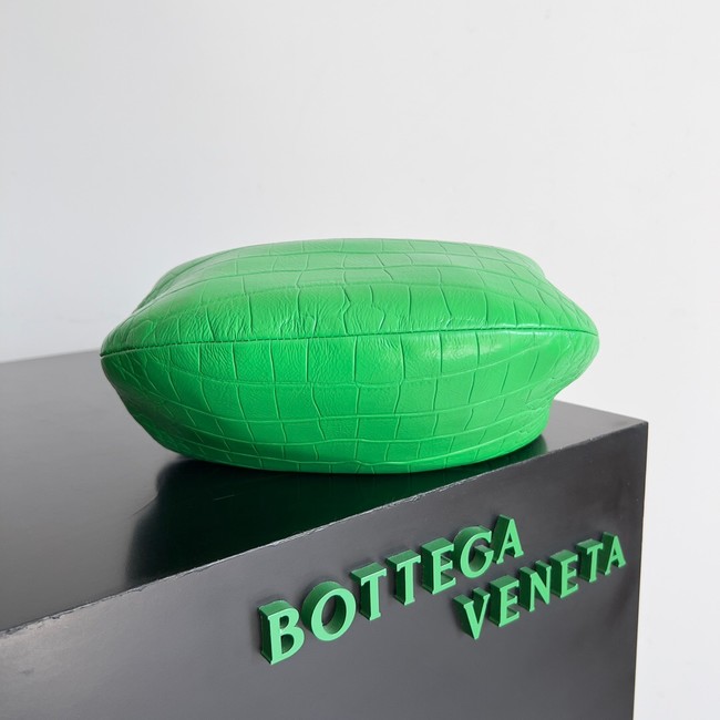 Bottega Veneta Mini Jodie Mini alligator leather top handle bag 717709 green