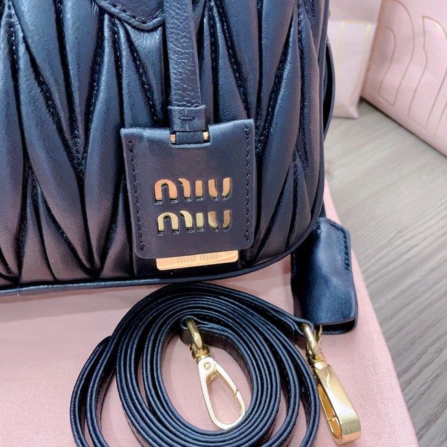 Miu Miu Wander Matelasse Original Sheepskin Bag 2BB124 black