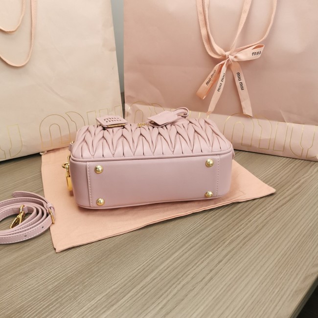 Miu Miu Wander Matelasse Original Sheepskin Bag 2BB124 pink