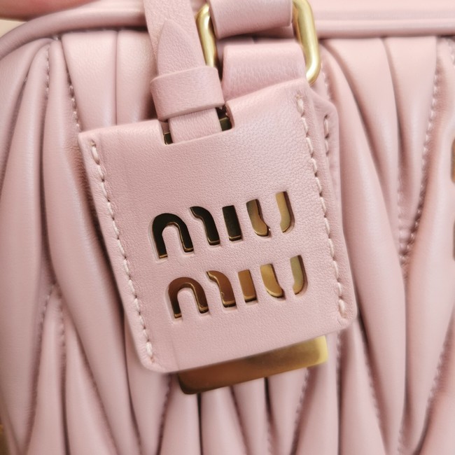 Miu Miu Wander Matelasse Original Sheepskin Bag 2BB124 pink