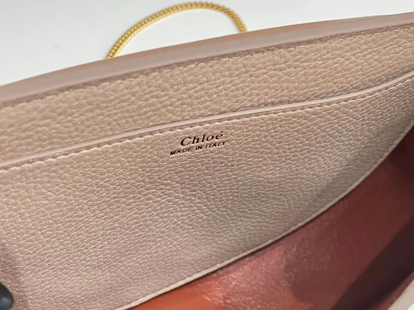 CHLOE Small leather shoulder bag CL225156 pink