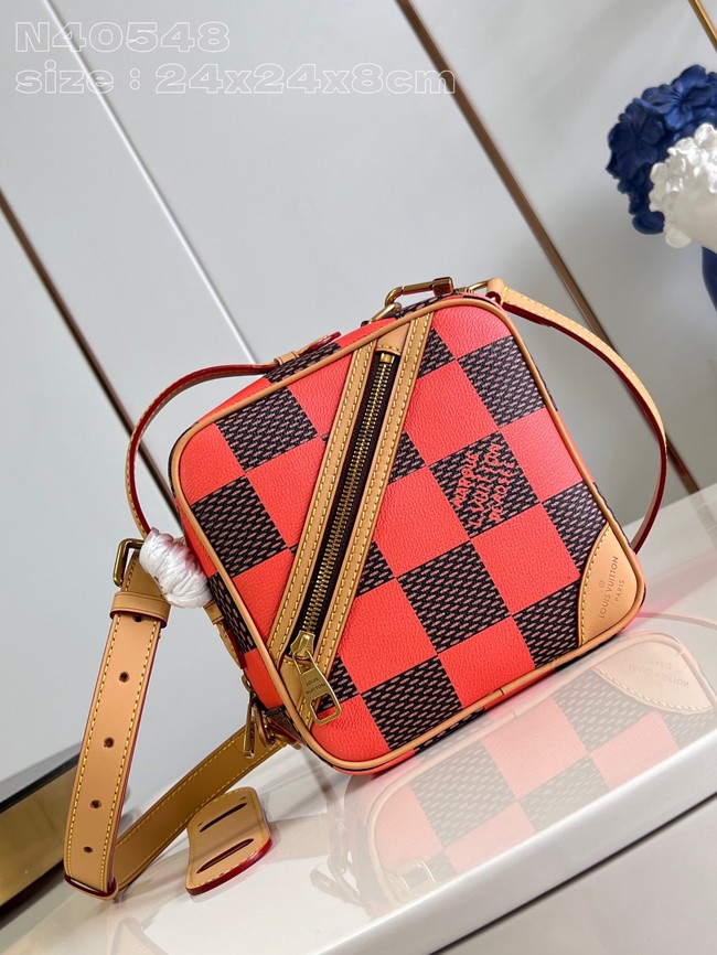 Louis Vuitton Chess Messenger N40547 red