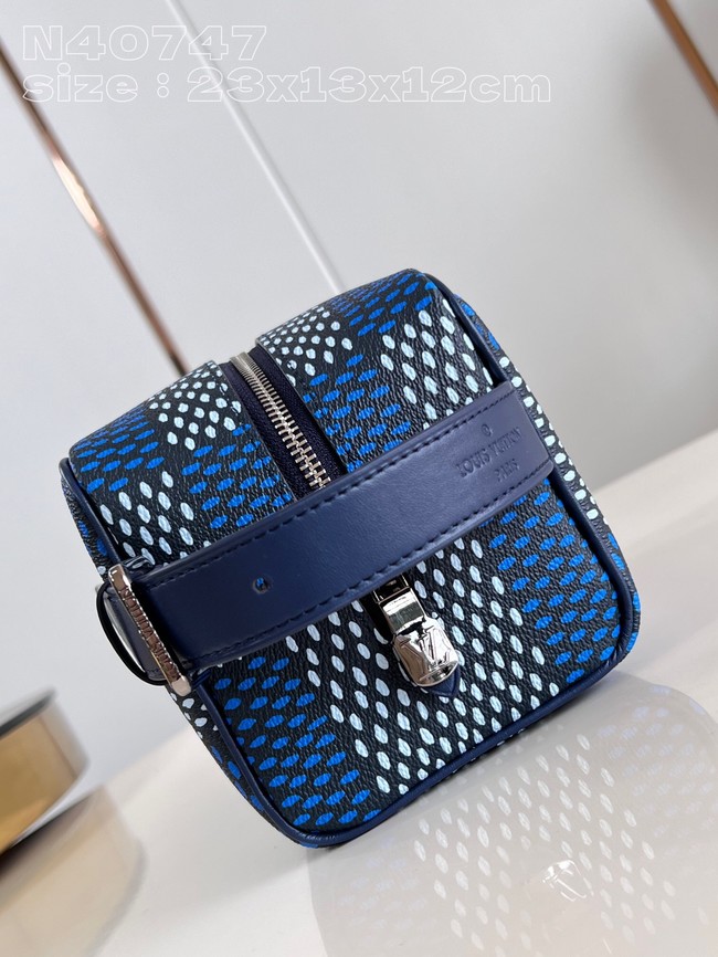 Louis Vuitton Locker Dopp Kit N40747 Blue