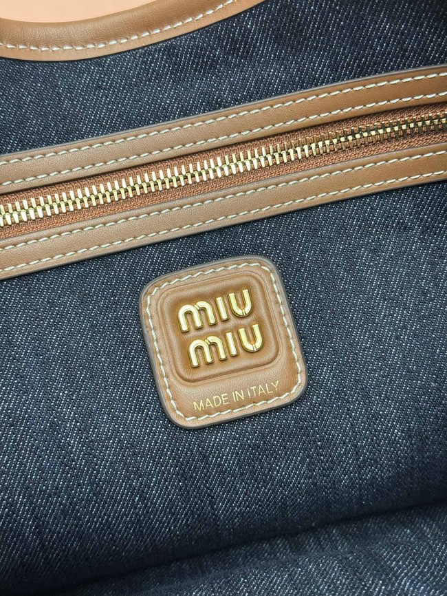 MIUMIU IN denim Shoulder Bags 5BG231 Blue