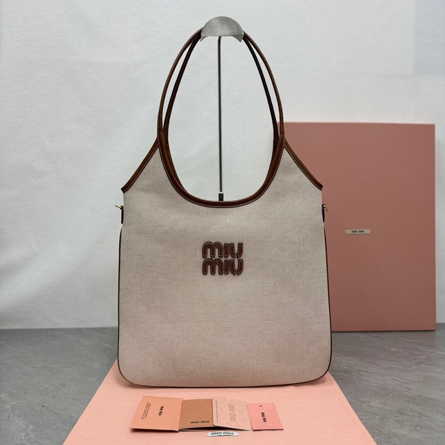 MIUMIU IN canvas&Leather Shoulder Bags 5BG231