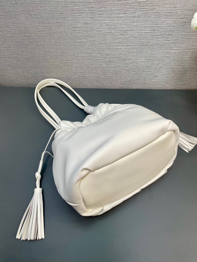 Prada Leather shoulder bag 1BG541 white