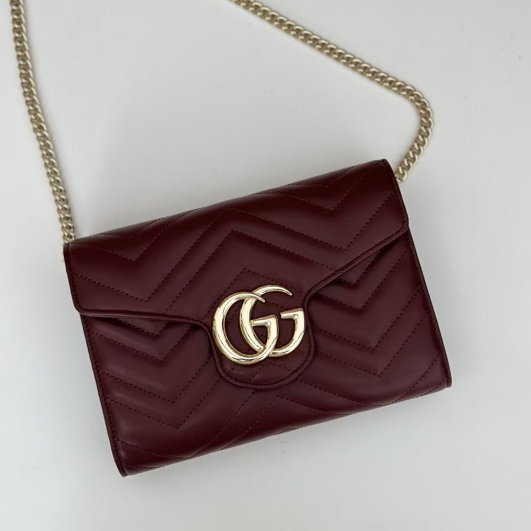 Gucci GG MARMONT SUPER MINI BAG 474575 red