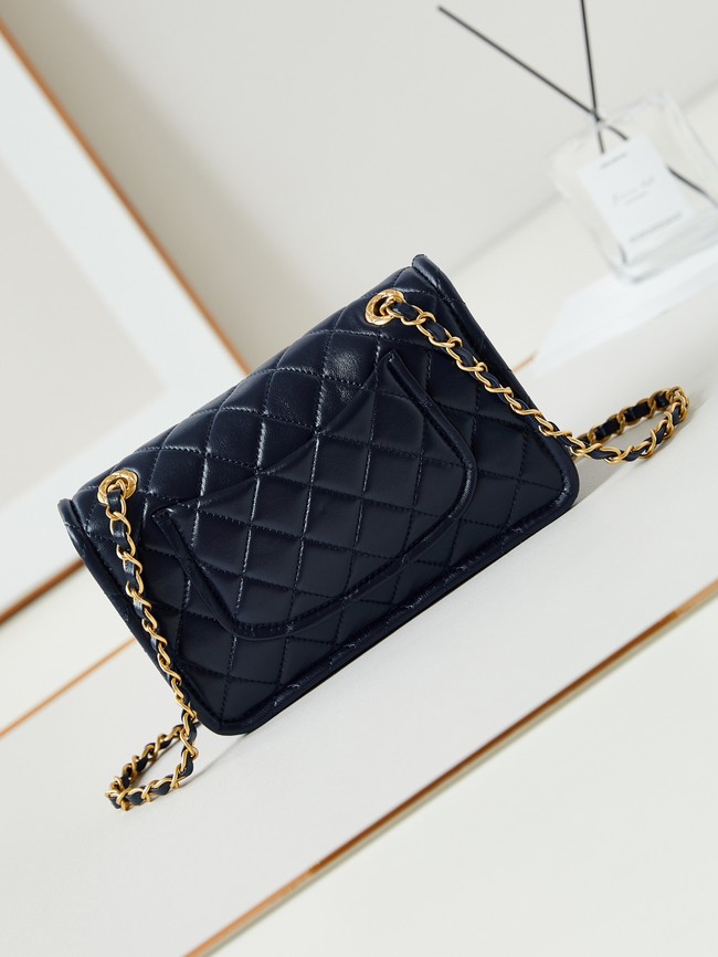 CHANEL FLAP BAG Lambskin AS4687 Royal Blue