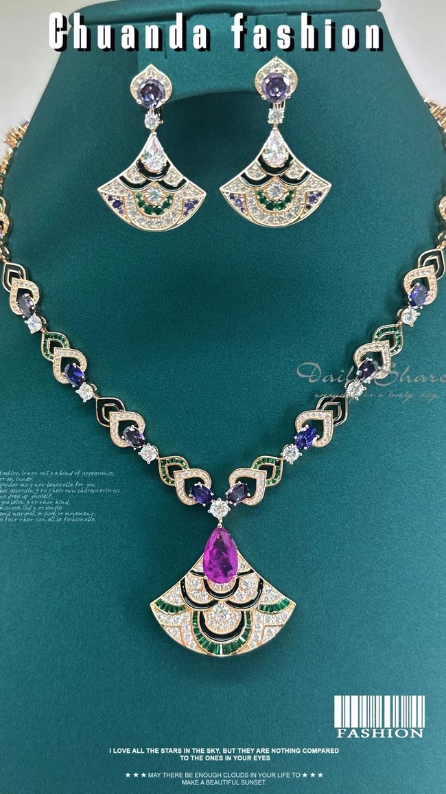 BVLGARI NECKLACE&Earrings CE14430