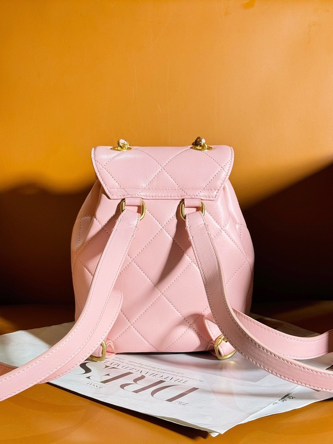 CHANEL BACKPACK AS4866 pink