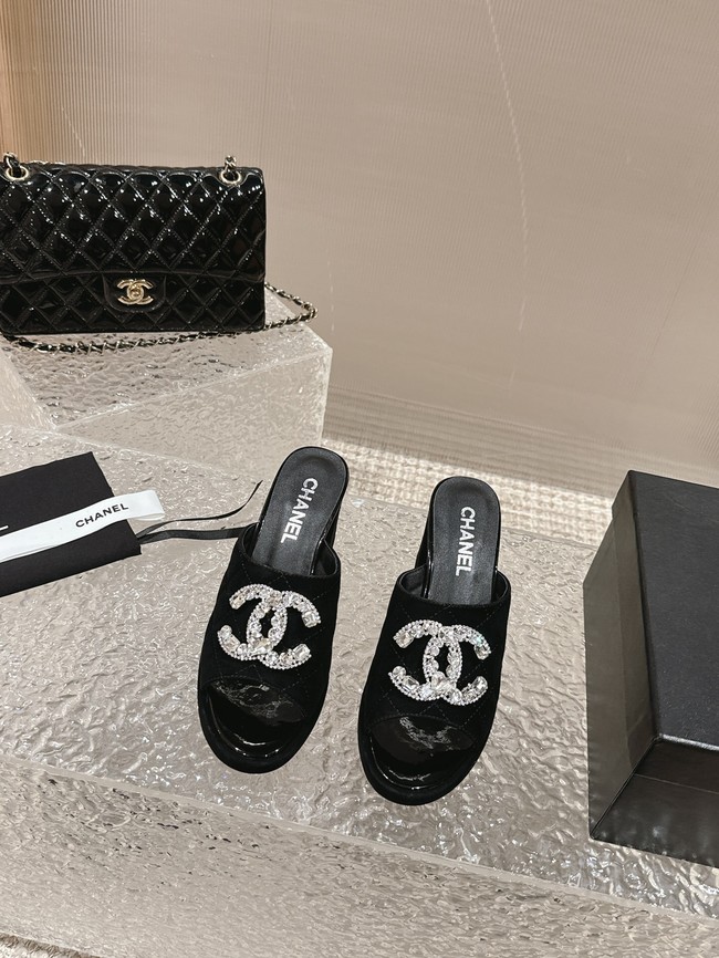 Chanel WOMENS SANDAL heel height 7.5CM 11949-2