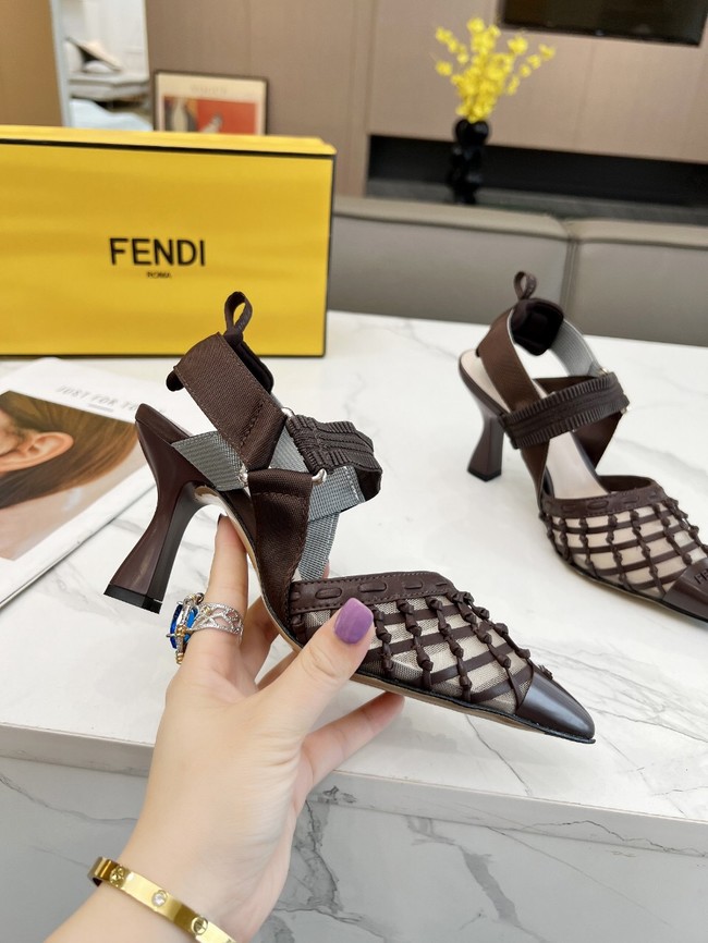 Fendi WOMENS SANDAL heel height 8.5CM 11961-2