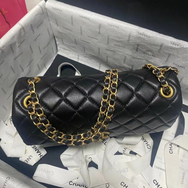 CHANEL FLAP BAG Lambskin 23365 BLACK