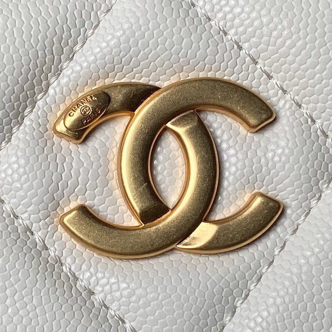 Chanel SMALL SHOPPING BAG AS4940 white