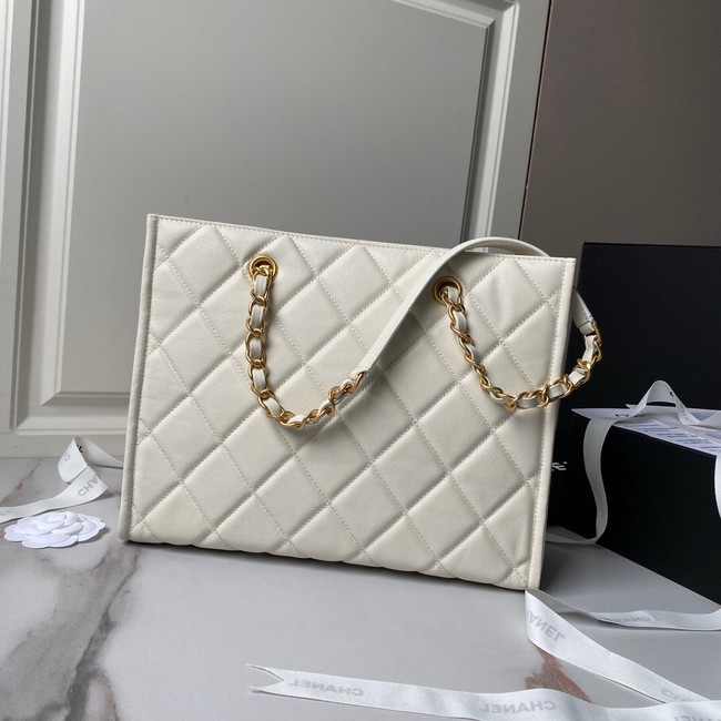 Chanel SMALL SHOPPING BAG AS4940 white