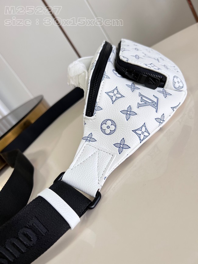 Louis Vuitton Rush Bumbag M25227 White&Navy Blue