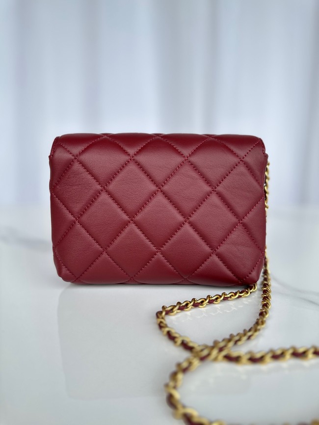 Chanel MINI FLAP BAG AS4986 RED