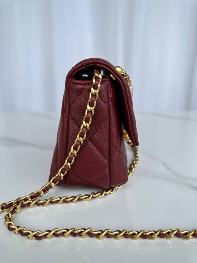 Chanel MINI FLAP BAG AS4986 RED