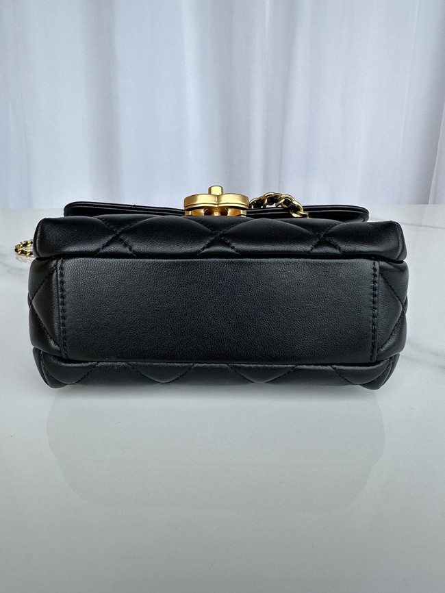 Chanel MINI FLAP BAG AS4986 black