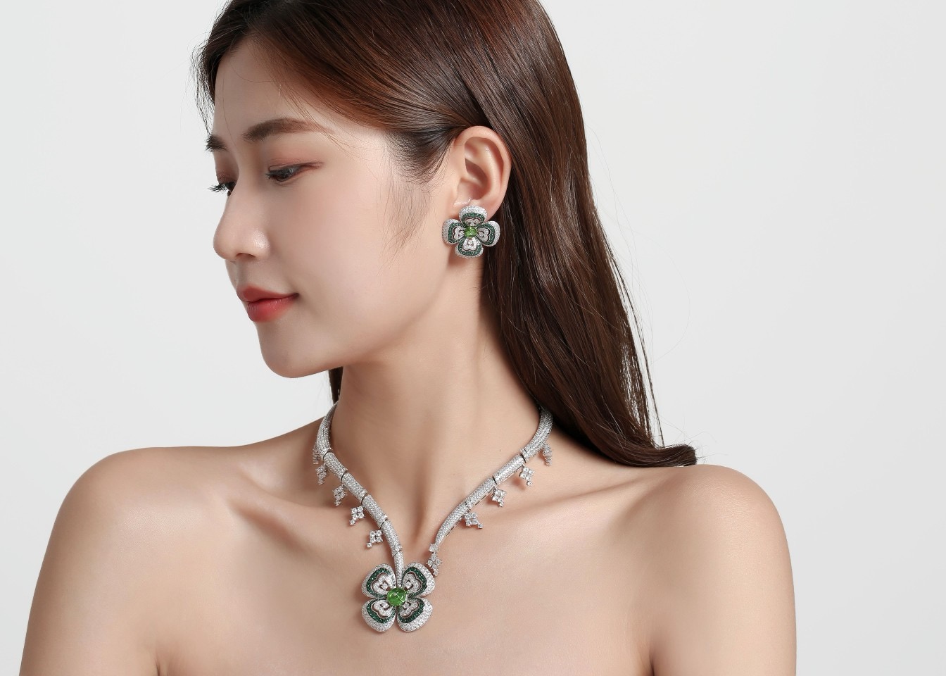 BVLGARI NECKLACE&Earrings CE14529