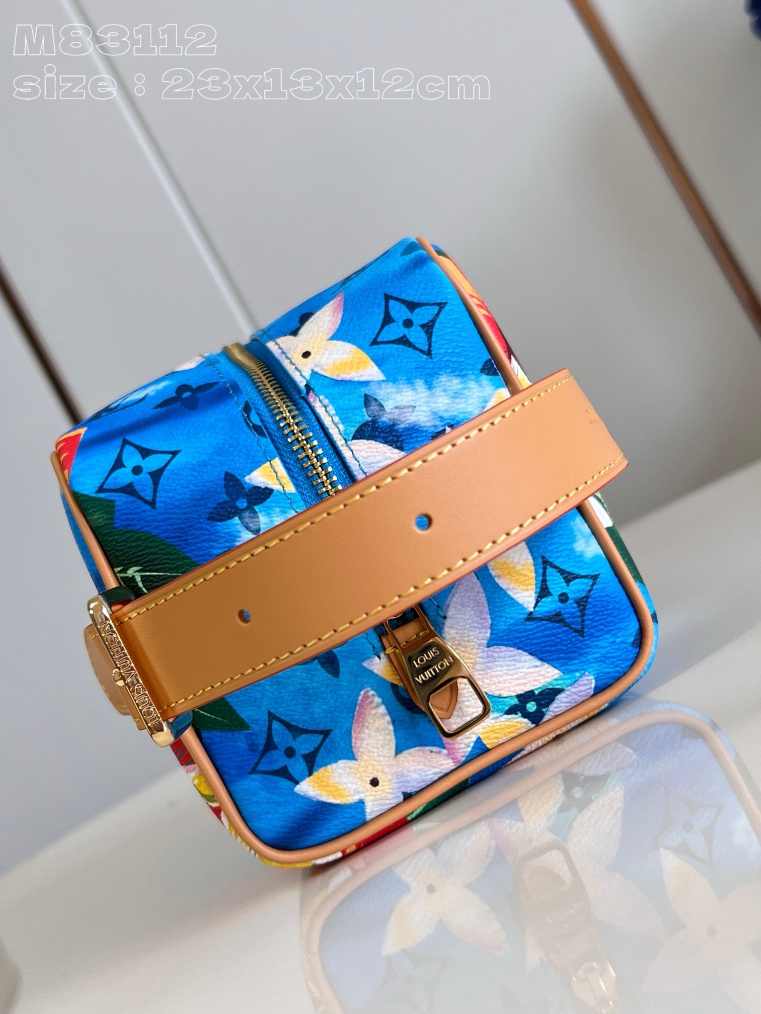 Louis Vuitton Locker Dopp Kit M24799 blue