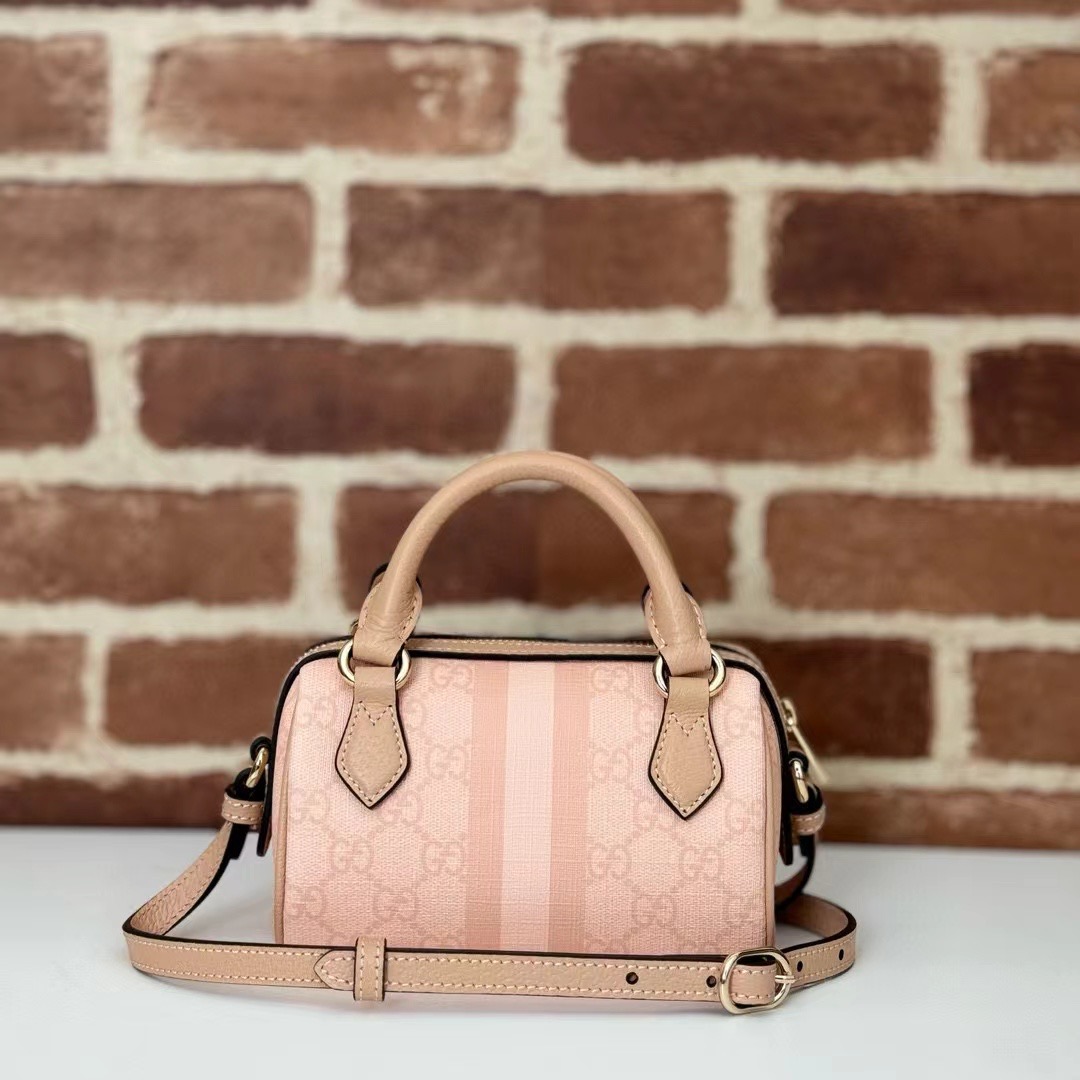 GUCCI OPHIDIA GG SUPER MINI BAG 781490 Dusty pink